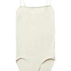 Бесшовное боди в рубчик