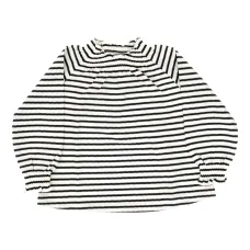 Полосатая блузка с длинными рукавами