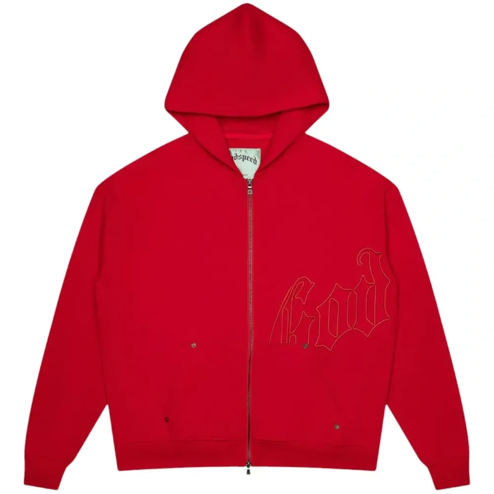 Худи на молнии с логотипом