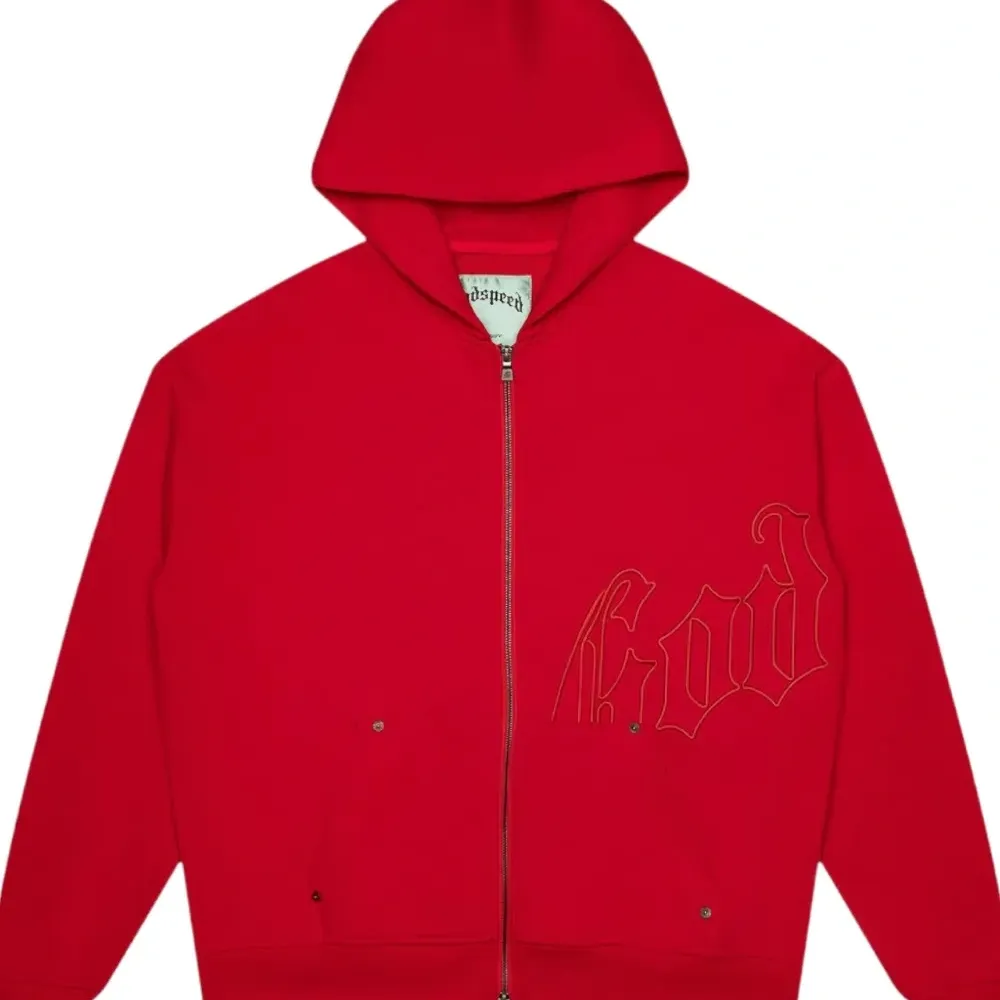 Худи на молнии с логотипом