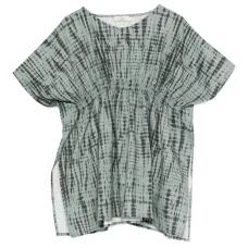 Кафтан с принтом тай-дай