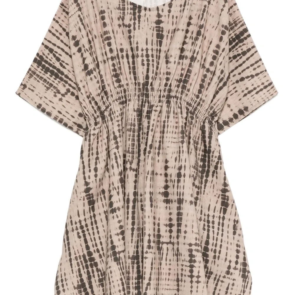 Платье с принтом тай-дай