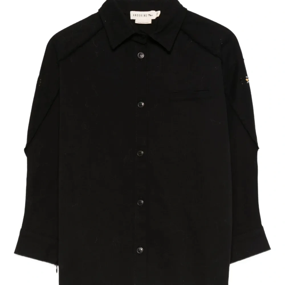 Декорированная джинсовая рубашка