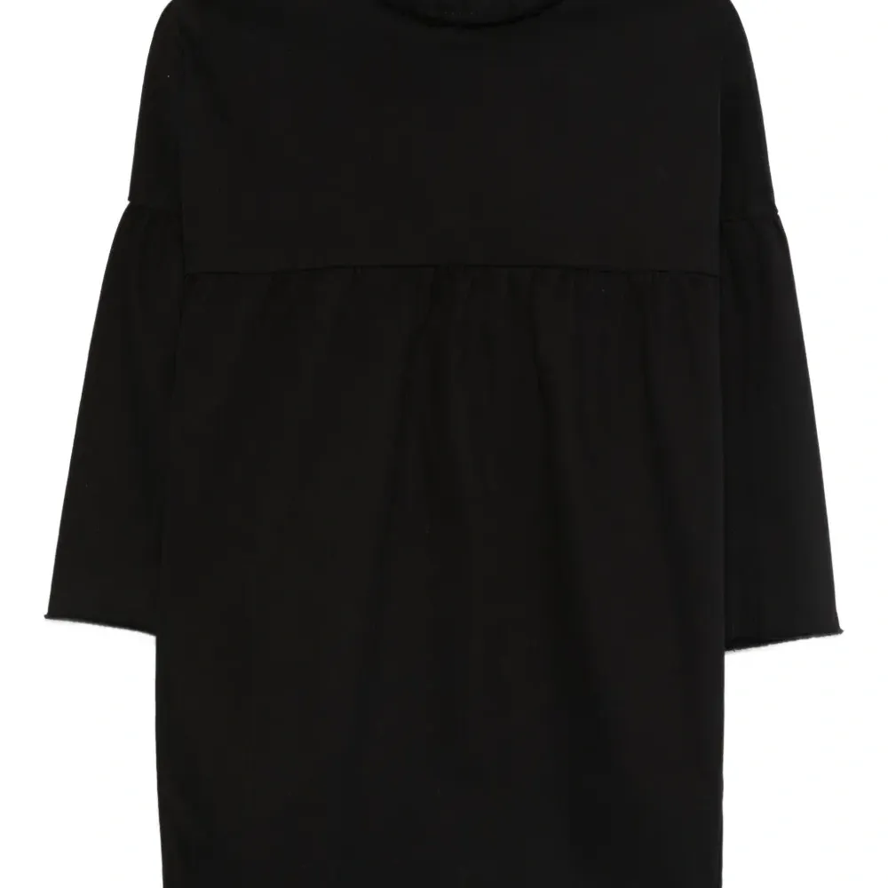 Джинсовое платье с бахромой