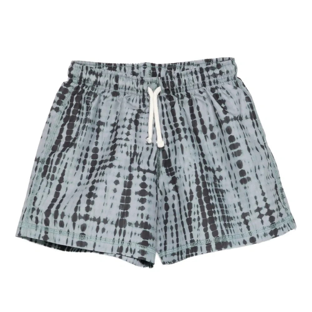 Плавки-шорты с принтом тай-дай