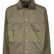 Куртка с вельветовым воротником