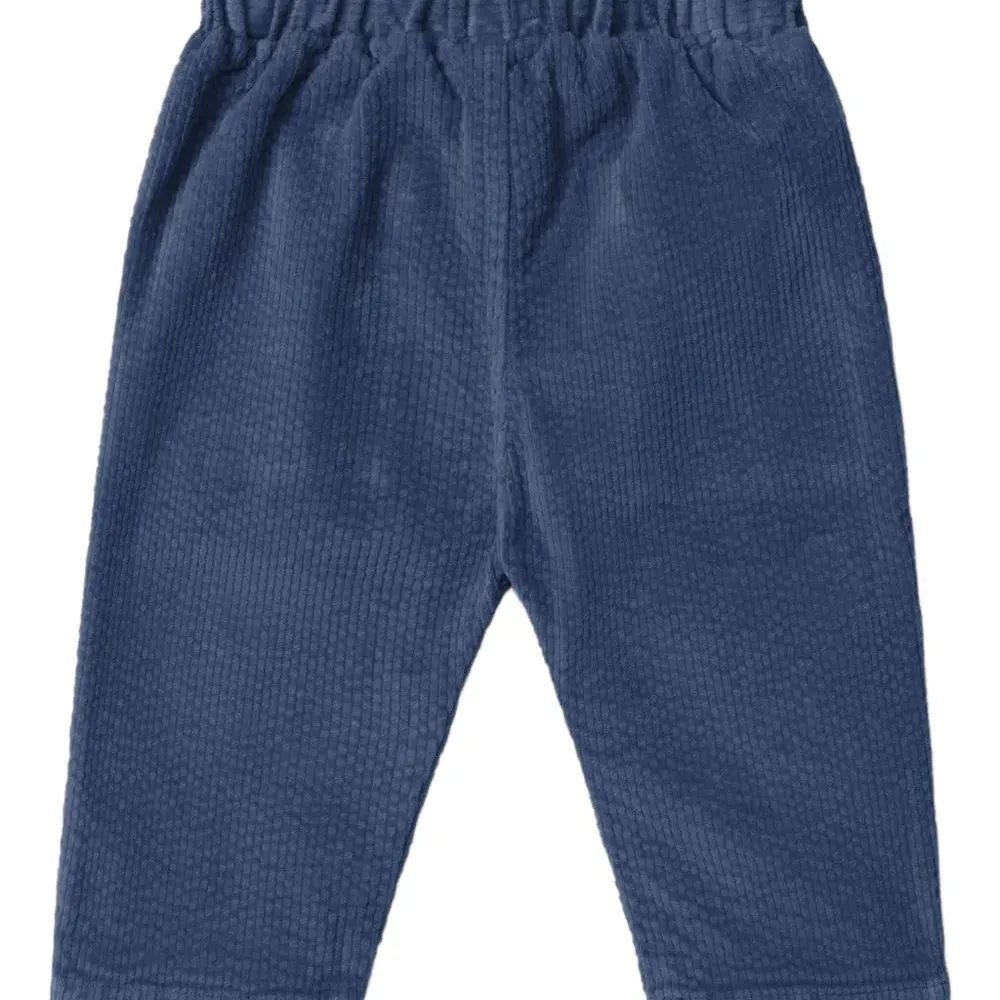 Брюки с вельветовой отделкой