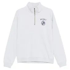 Толстовка с воротником на молнии и принтом Толстовка с воротником на молнии и принтом