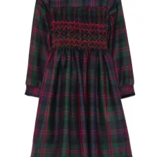 Платье в клетку тартан