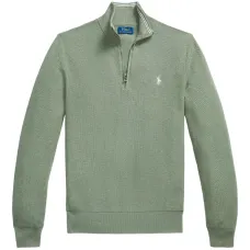 Джемпер с длинными рукавами и молнией до середины груди