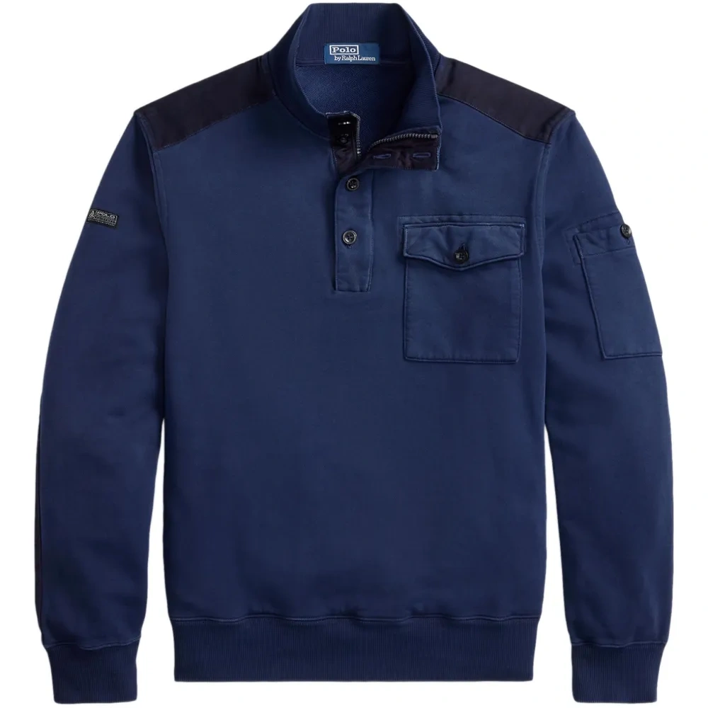 Толстовка с воротником-стойкой