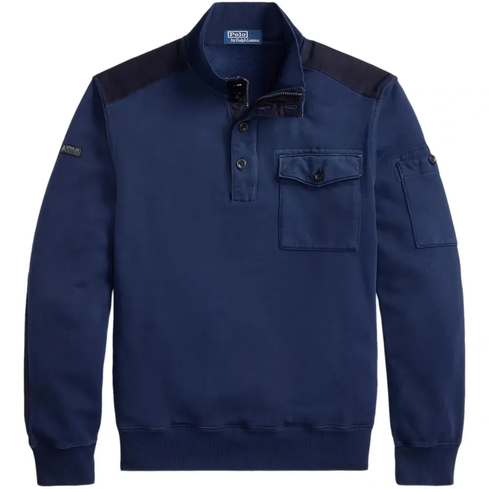 Толстовка с воротником-стойкой