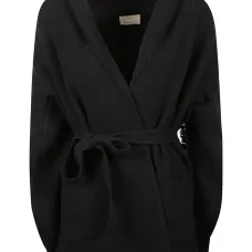 Кардиган с капюшоном и поясом Кардиган с капюшоном и поясом