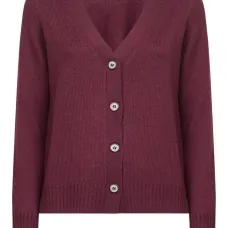 Кардиган с V-образным вырезом