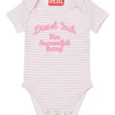 Боди в полоску с логотипом