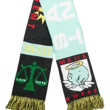 Шарф с бахромой Шарф с бахромой