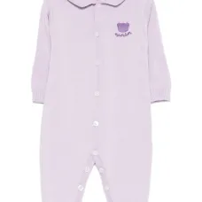 Ромпер с вышивкой и воротником