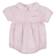 Комбинезон с вышитым логотипом