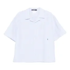 Полосатая рубашка Caring Diner с короткими рукавами