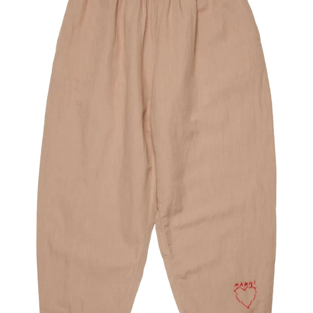 Брюки с вышивкой