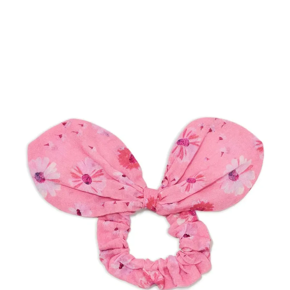 Комплект из двух резинок для волос с цветочным принтом