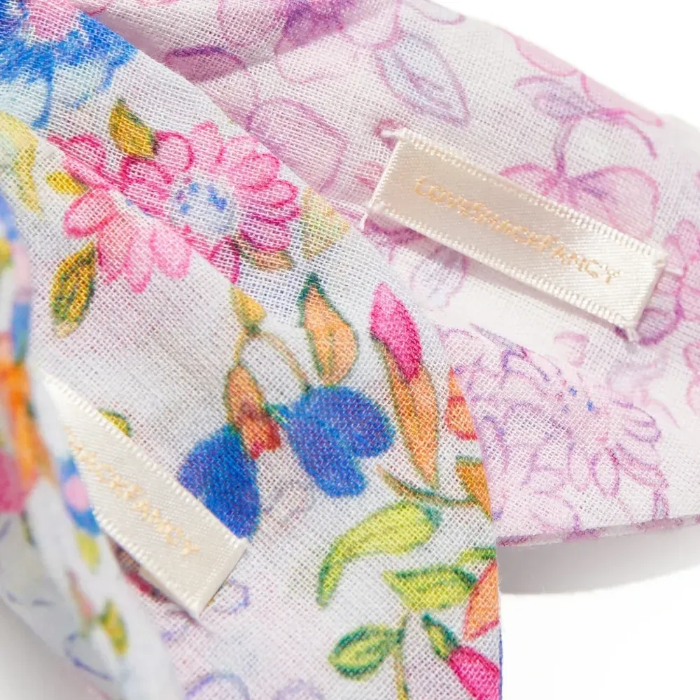 Набор из трех резинок для волос с цветочным узором