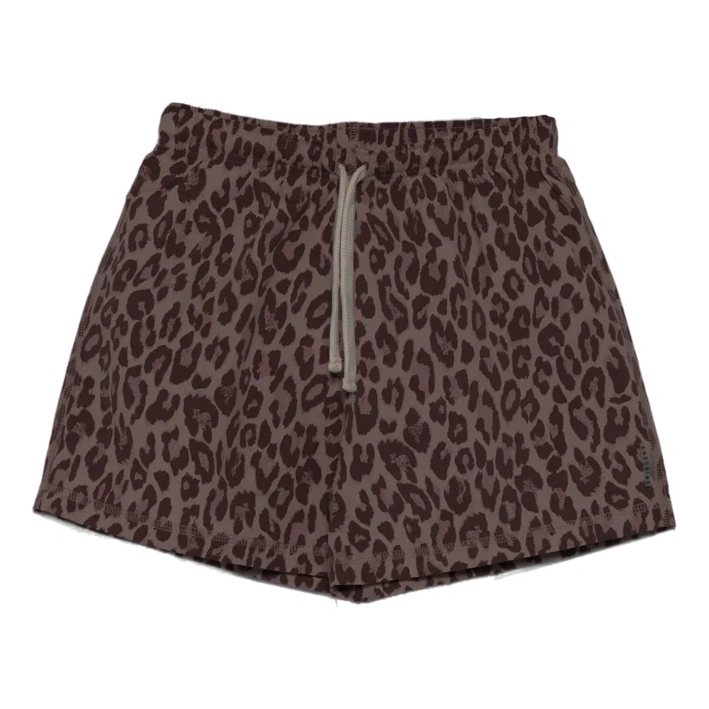 Плавки-шорты с леопардовым принтом