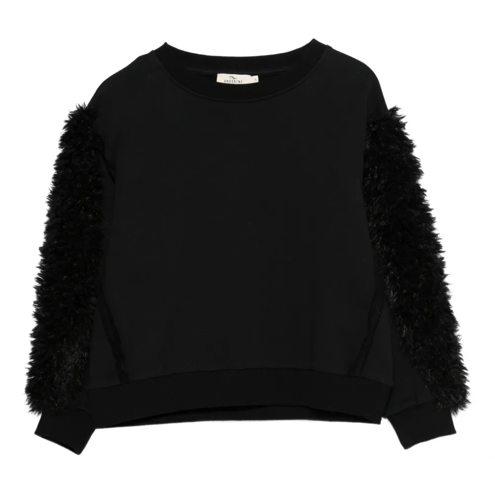 Толстовка с искусственным мехом