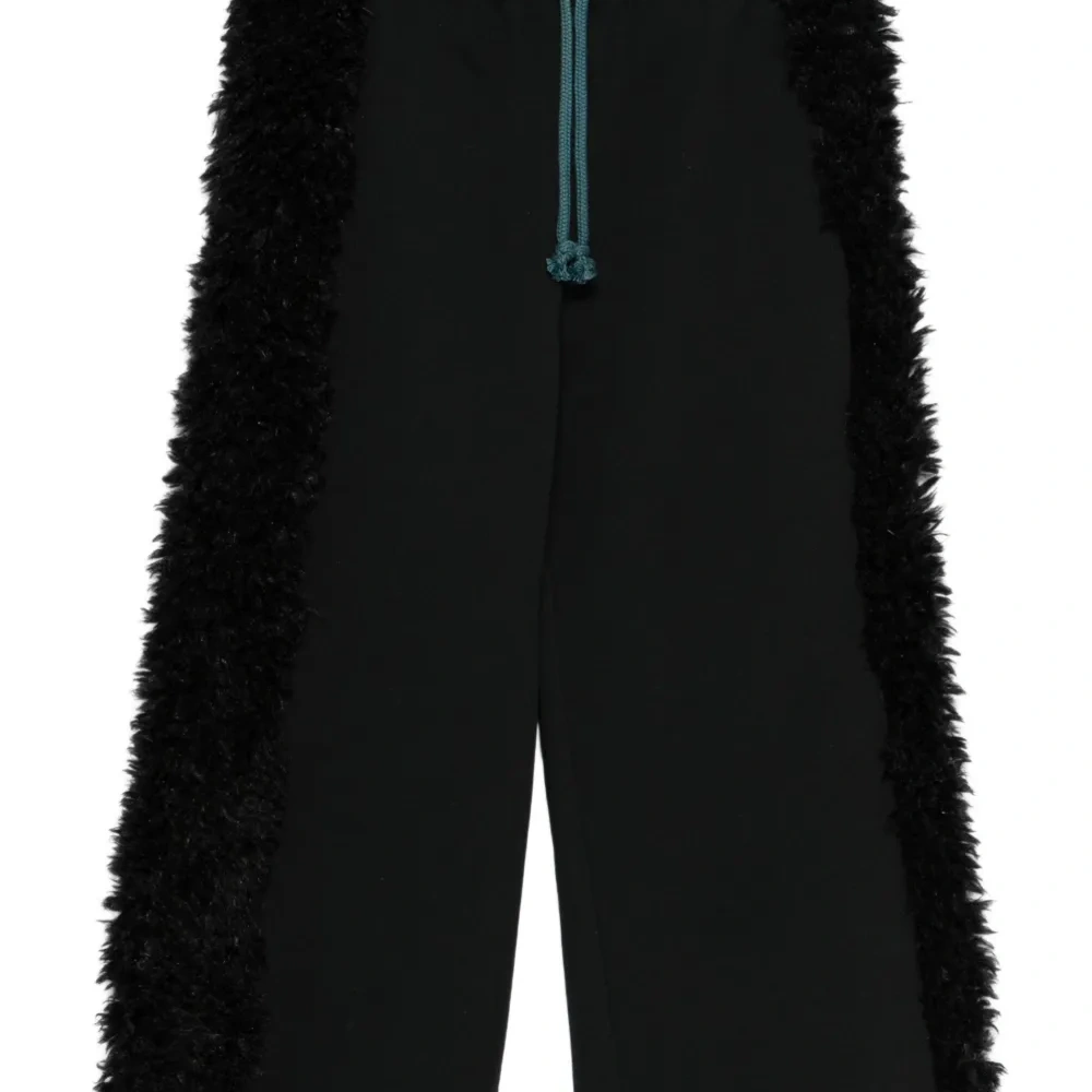 Спортивные брюки с искусственным мехом