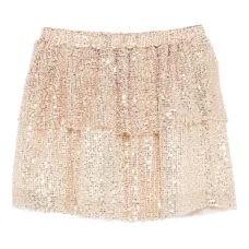 Ярусная юбка с пайетками