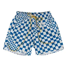 Плавки-шорты с узором шеврон Плавки-шорты с узором шеврон