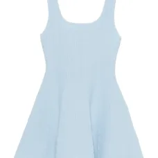 Платье мини фактурной вязки