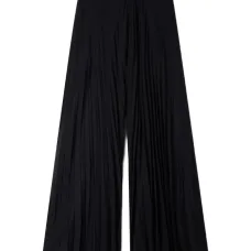 Брюки палаццо со складками