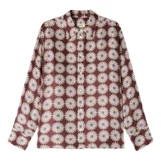 Рубашка с цветочным принтом