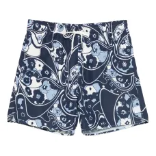 Плавки-шорты с цветочным принтом