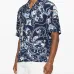 Рубашка с короткими рукавами и цветочным узором