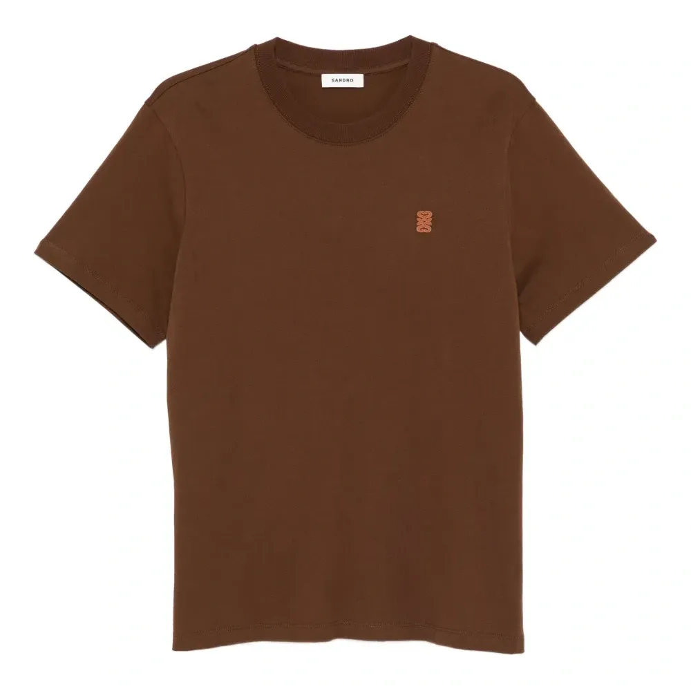 Футболка с круглым вырезом