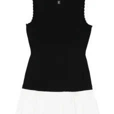 Платье миди с оборками и плиссировкой