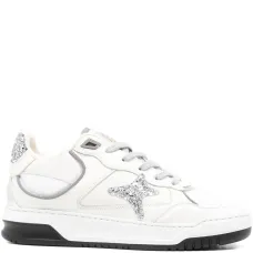 Кроссовки с аппликацией в виде звезды