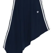 Фактурная юбка миди асимметричного кроя