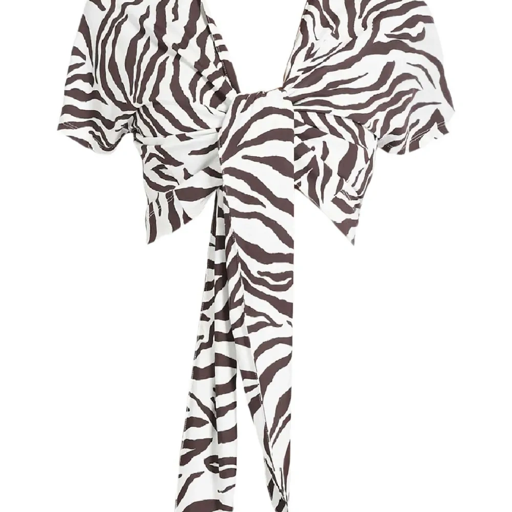 Топ Favore с зебровым узором Топ Favore с зебровым узором