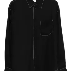 Рубашка с контрастной строчкой