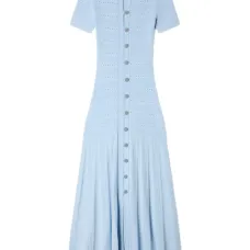 Платье миди на пуговицах