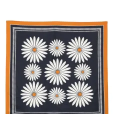 Шарф с цветочным принтом