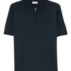 Рубашка поло на молнии