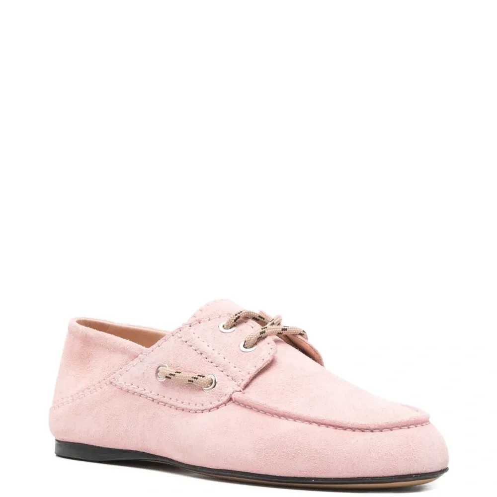 Лоферы со шнуровкой