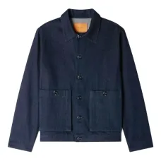 Джинсовая куртка на пуговицах Джинсовая куртка на пуговицах