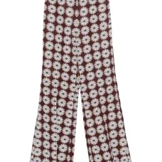 Брюки палаццо с цветочным принтом