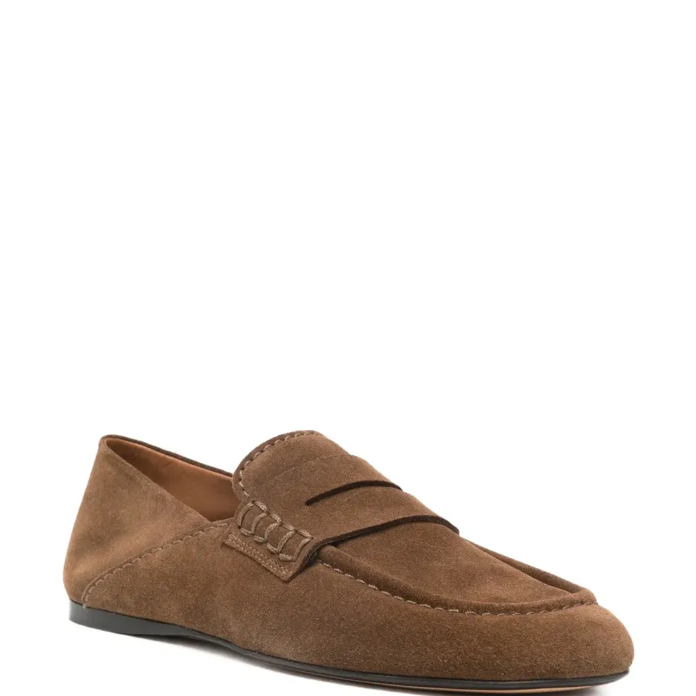 Замшевые лоферы