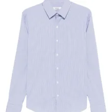 Полосатая рубашка на пуговицах